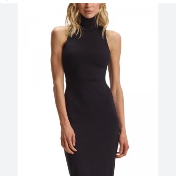 Commando   Neoprene Turtleneck Midi-Dress - Picture 1 of 5
